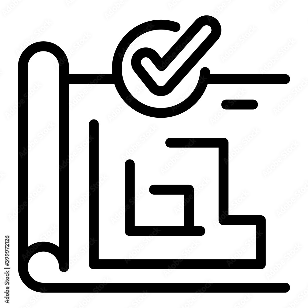 Architect plan control icon. Outline architect plan control vector icon for web design isolated on white background Architect plan control icon. Outline architect plan control vector icon for web design isolated on white background