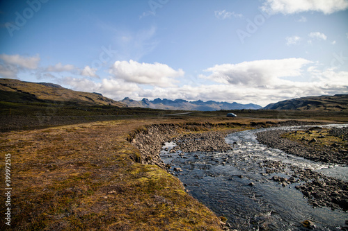 river in the mountains