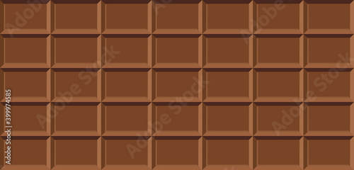 Chocolate bar seamless pattern vector illustration 