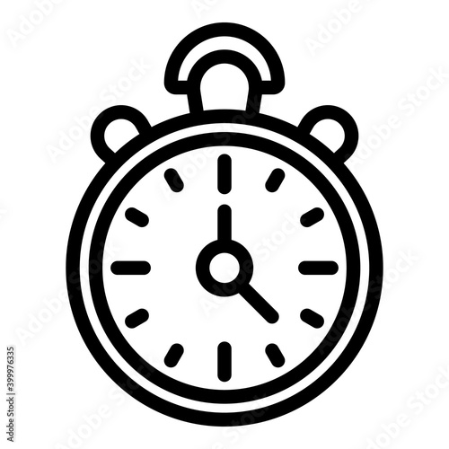 Problem stopwatch icon. Outline problem stopwatch vector icon for web design isolated on white background