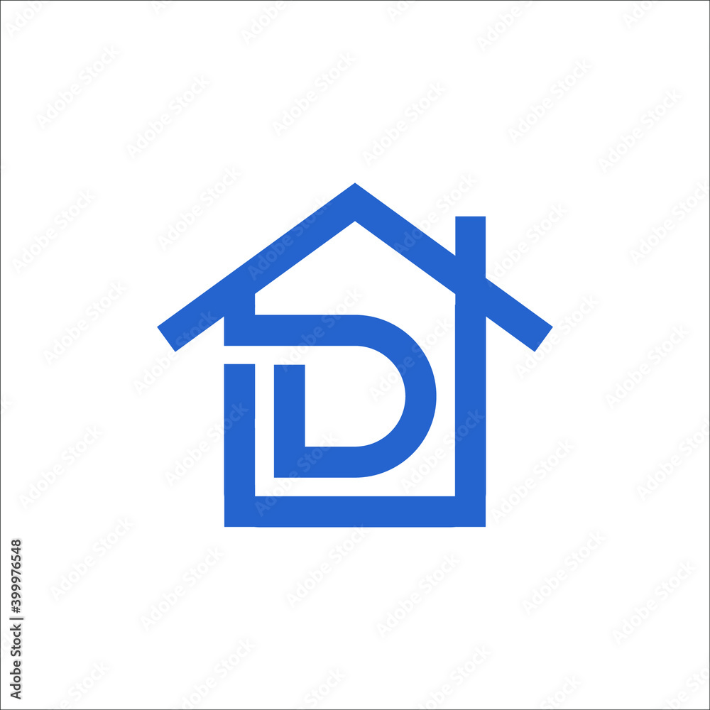 D home logo design D home logo design