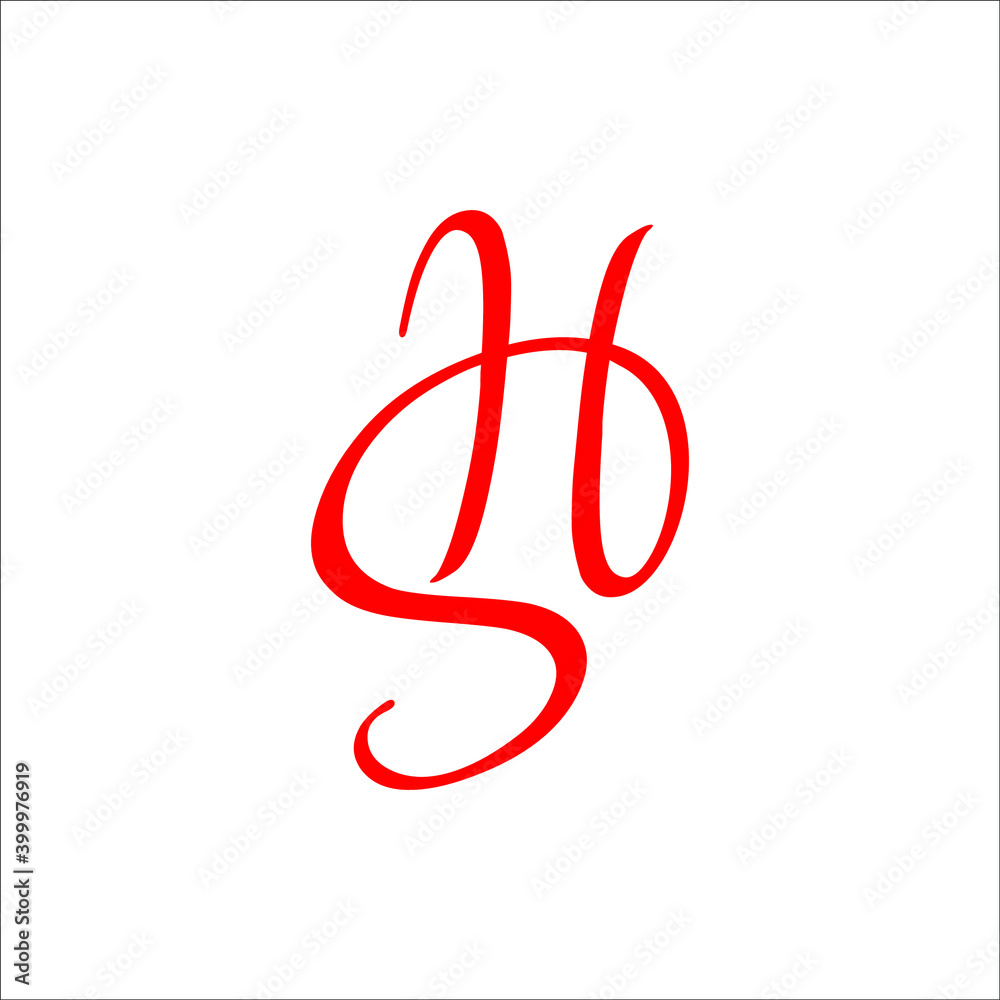 Fototapeta premium SH logo