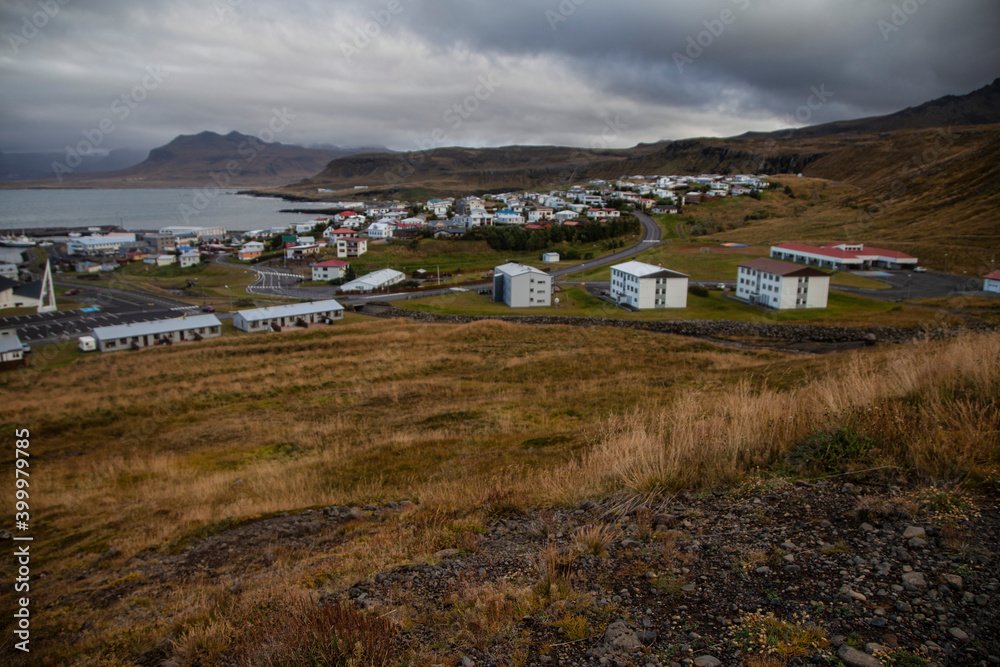 view of the village