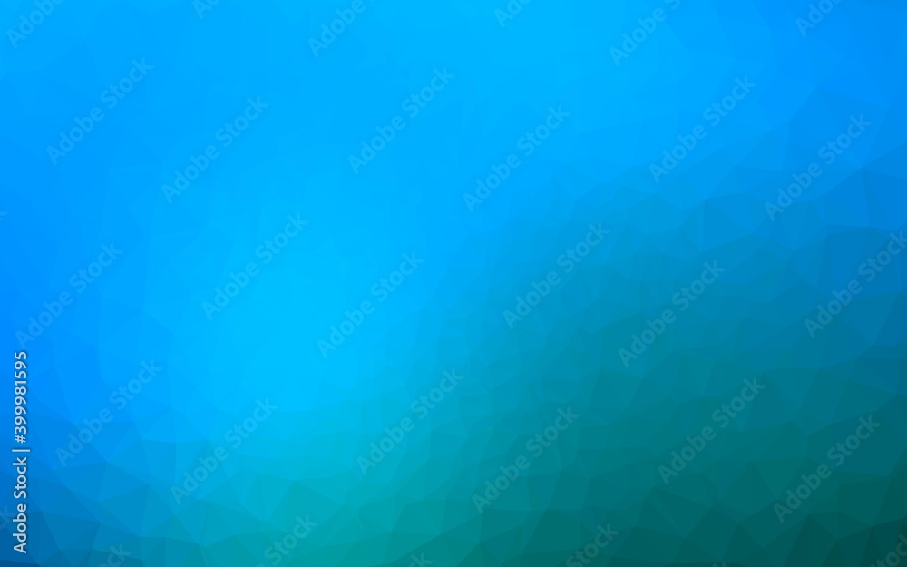 Light BLUE vector polygon abstract backdrop. Light BLUE vector polygon abstract backdrop.
