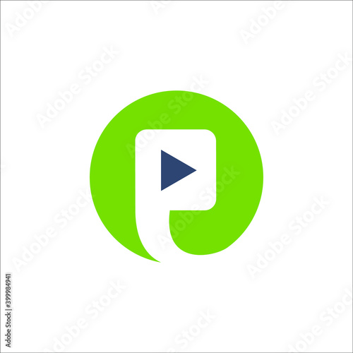 E Play button logo design Free Download E Play button logo design - GFXLoad