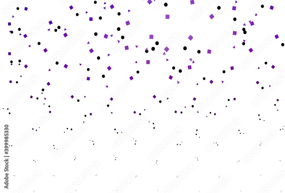 Light Purple vector background with triangles, circles, cubes. Light Purple vector background with triangles, circles, cubes.