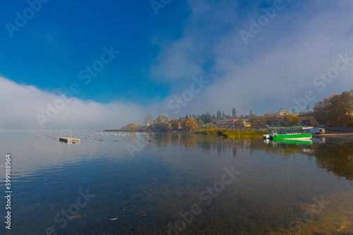 Golyazi Peninsula view from Zambaktepe in Bursa, Turkey photo