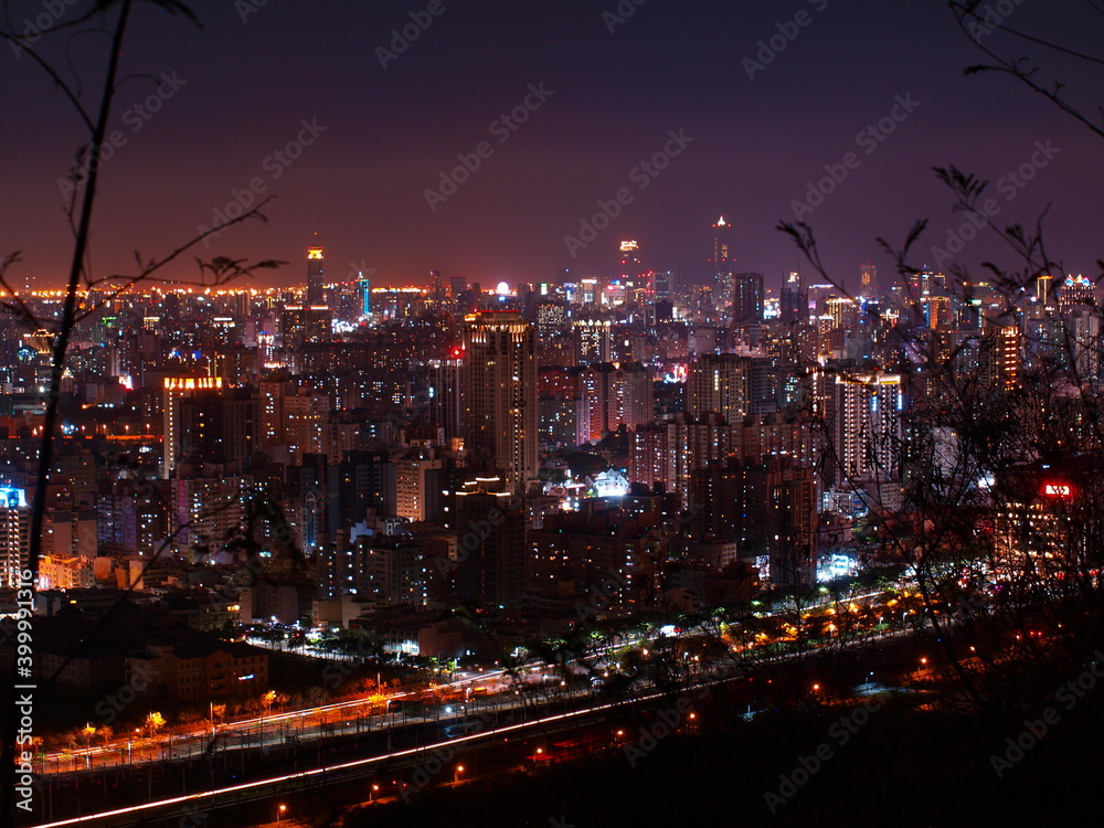 Kaohsiung City in the night
