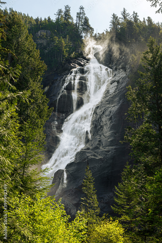 Shannon Falls in British Columbia, Canada