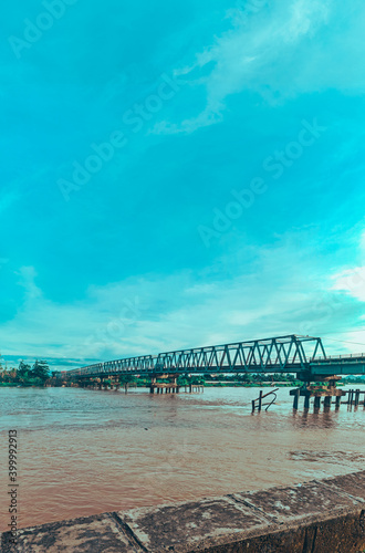 rivers and iron bridges