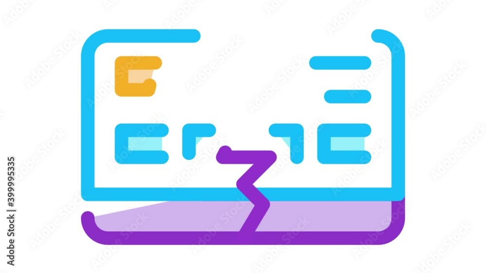 firm breakdown Icon Animation. color firm breakdown animated icon on white background firm breakdown Icon Animation. color firm breakdown animated icon on white background