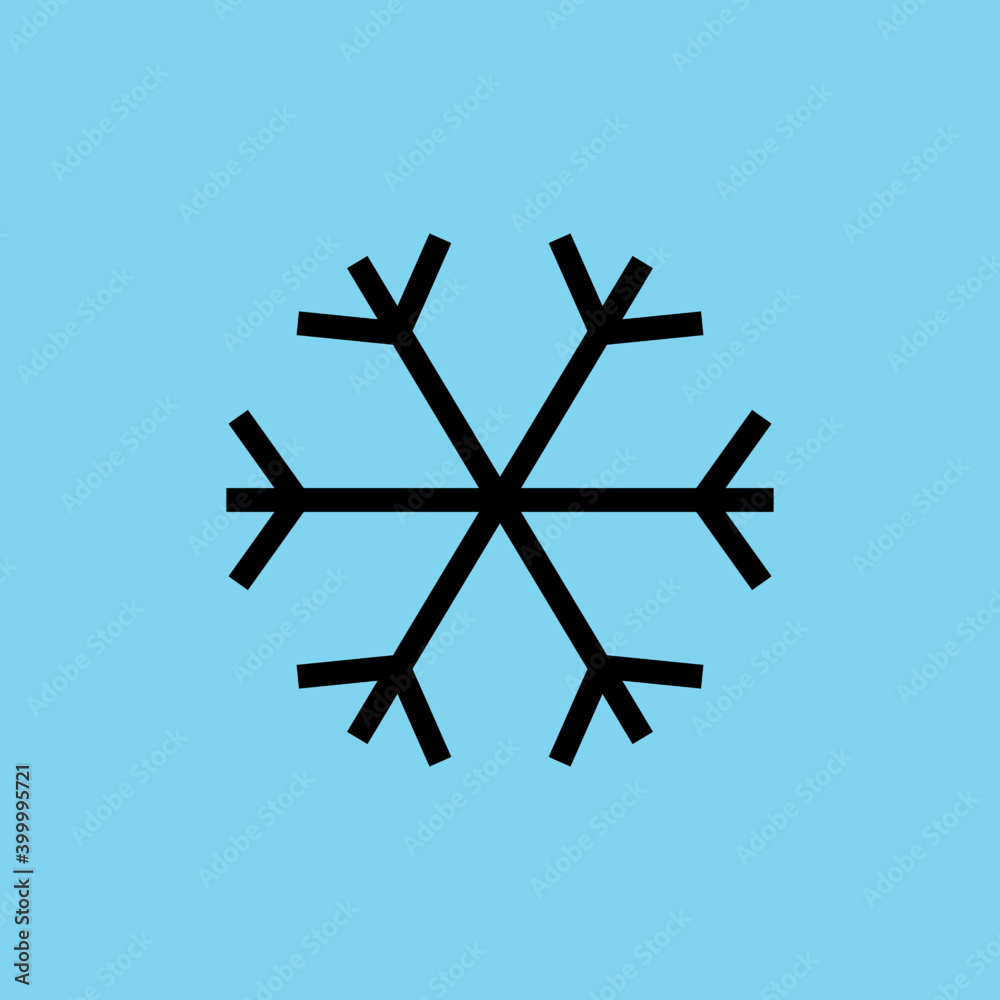 snowflake Stock Vector | Adobe Stock