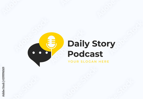 bubble chat podcast logo