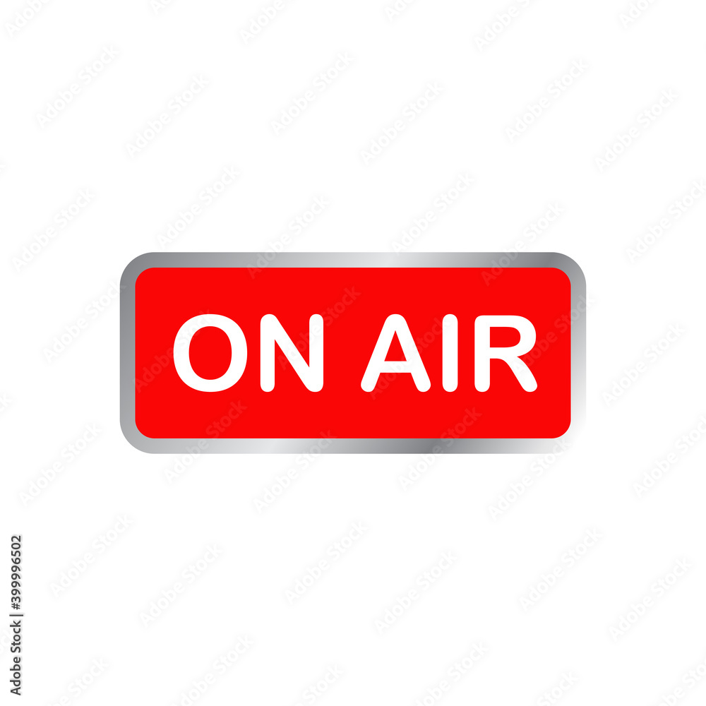 On air radio logo design template On air radio logo design template