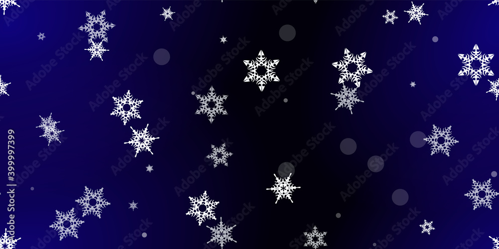Falling Snowflakes seamless pattern flying snow Falling Snowflakes seamless pattern flying snow