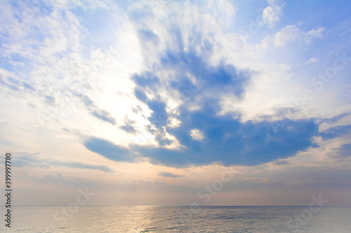 Beautiful seascape composition of nature sea and sky © iploydoy
