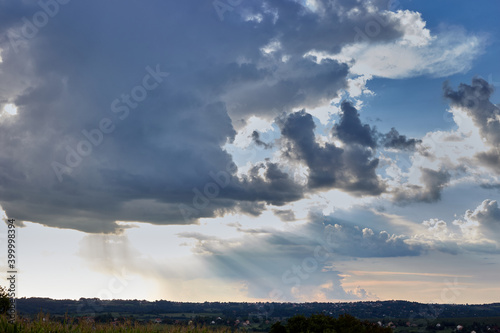 Suburban sky just before storm © Slobodan