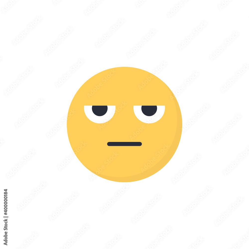 Bored face emoticon Bored face emoticon