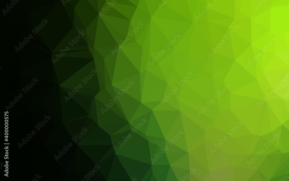 Light Green vector blurry triangle pattern. Light Green vector blurry triangle pattern.