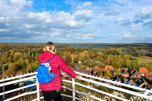 Aussicht vom Kalkfelsen in Bad Segeberg photo