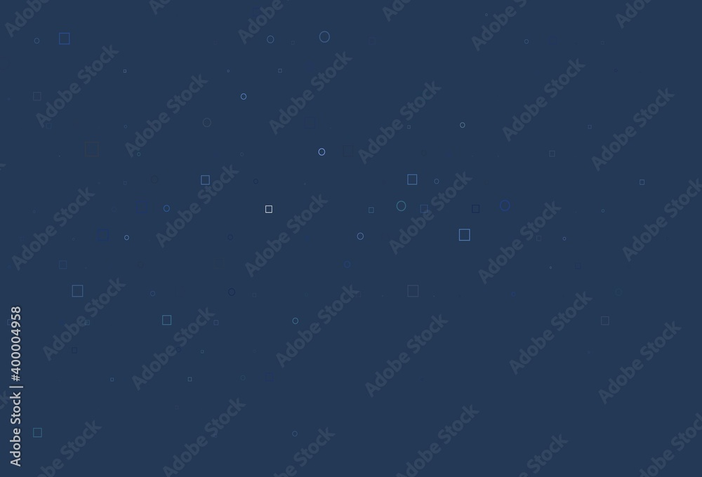 Light BLUE vector background with circles, rectangles. Light BLUE vector background with circles, rectangles.