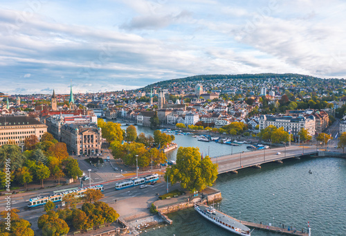 Obraz na płótnie Zurich, Switzerland w salonie