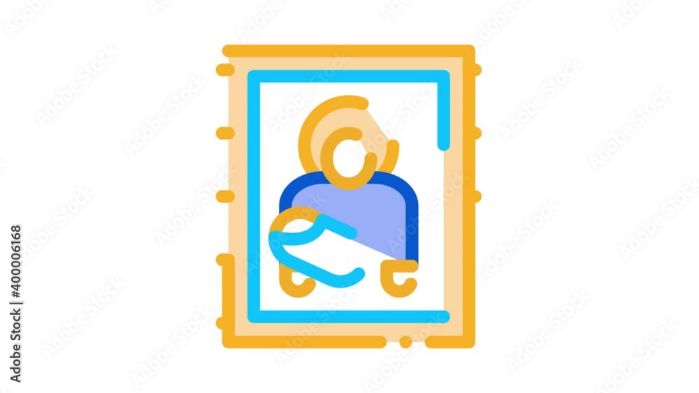 icon of holy mother of god Icon Animation. color icon of holy mother of god animated icon on white background icon of holy mother of god Icon Animation. color icon of holy mother of god animated icon on white background