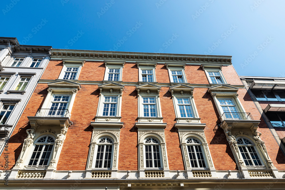 Classic residential building in Neustadt, Hamburg, Germany