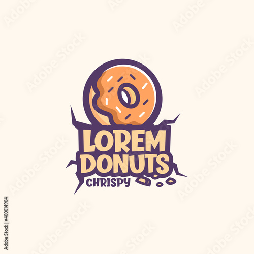 donut grocery store logo