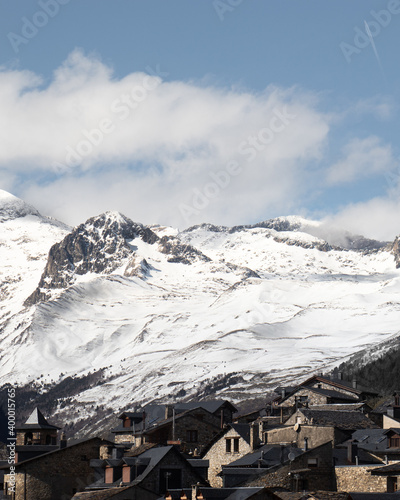 mountain village in the mountains