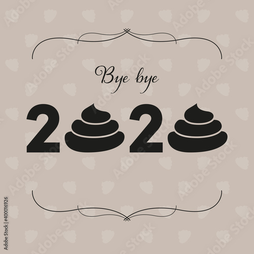 bye bye 2020 illustration