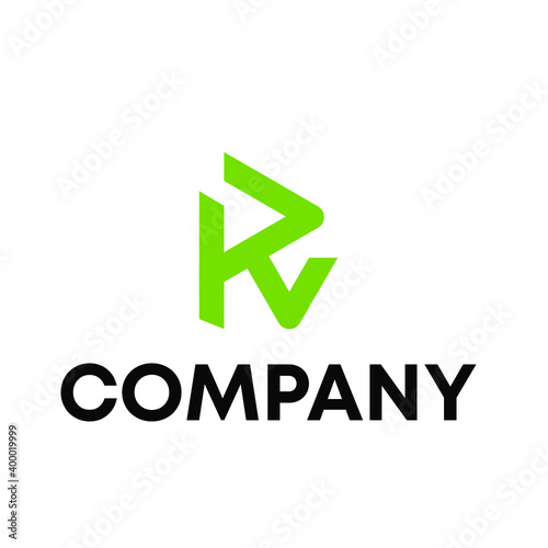 Free Download RV Logo Design  - GFXLoad