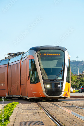 vlt train, means of public transport widely used in the city center of Rio de Janeiro.