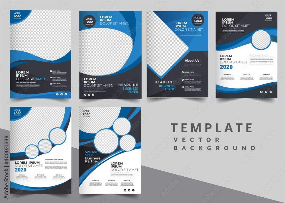 Brochure design, cover modern layout, annual report, poster, flyer in ...