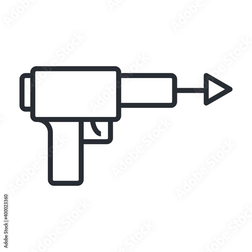 Fishing speargun icon. Underwater hunting sign. Vector illustration.