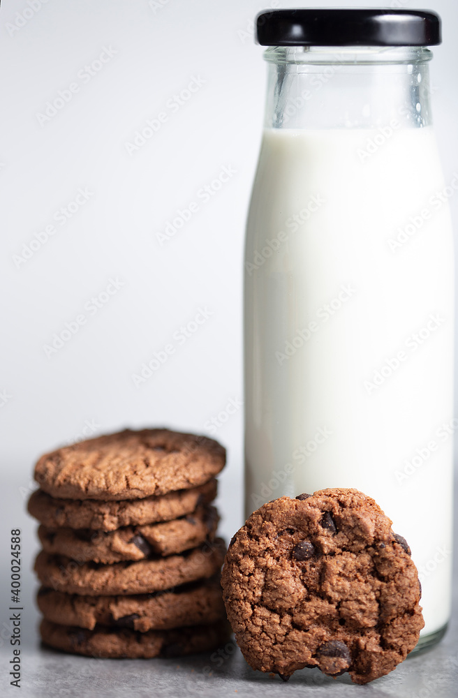 double chocolate cookies and milk double chocolate cookies and milk
