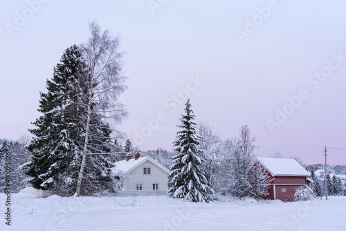 house in the snow © Øyvind