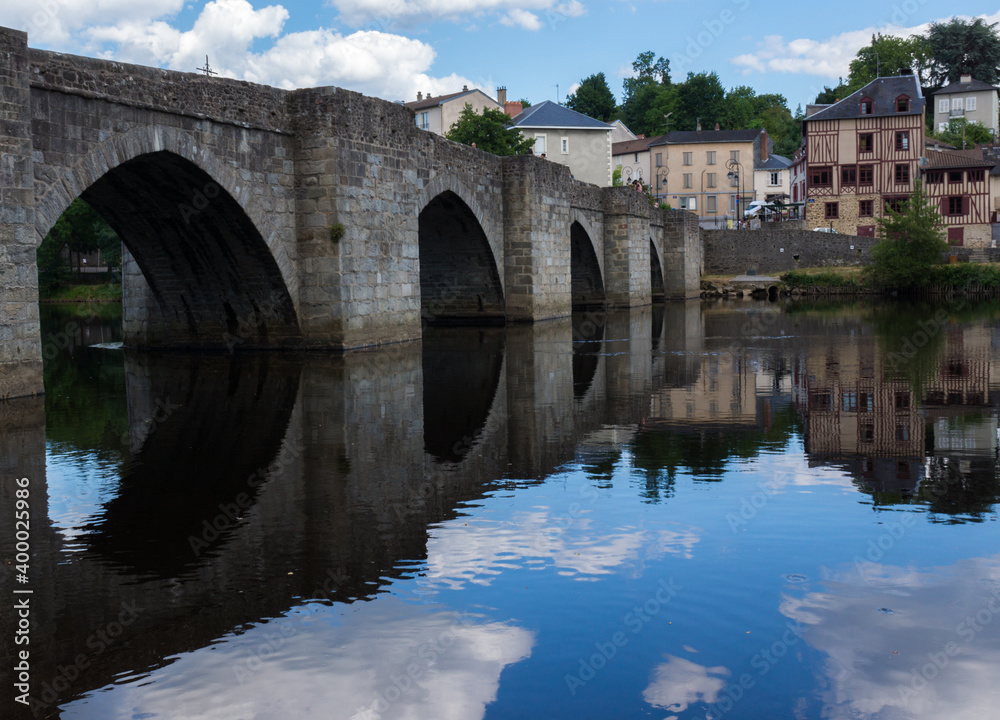 Limoges, Le pont Saint-Martial. Haute-Vienne, Limousin, Nouvelle-Aquitaine, France