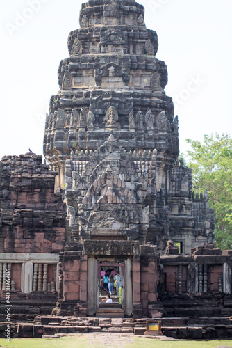 27 May 2017 Phimai stone castle in Phimai historical park, Nakhon Ratchasima, Thailand