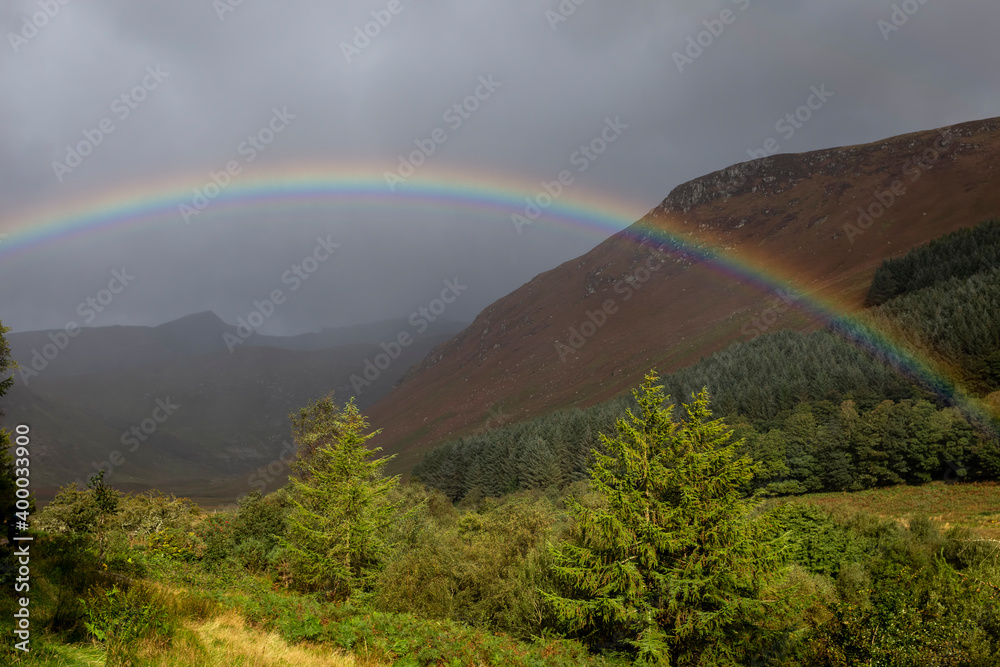 rainbow at Glen Rosa on Arran