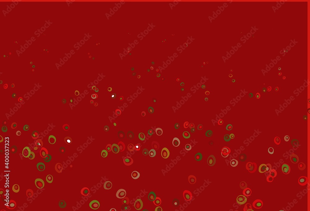 Light Green, Red vector backdrop with dots. Light Green, Red vector backdrop with dots.