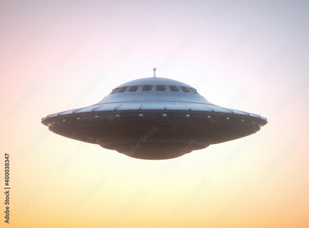 UFO with Clipping Path
