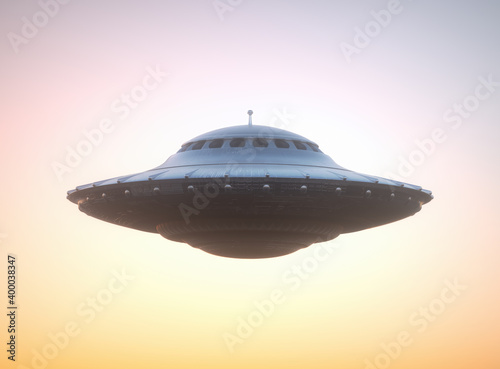 Fototapeta Naklejka Na Ścianę i Meble -  UFO with Clipping Path