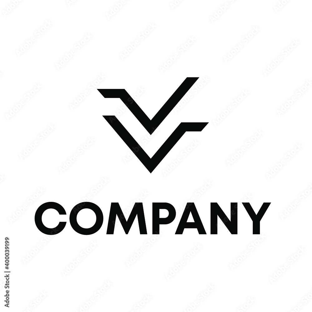 letter V logo letter V logo