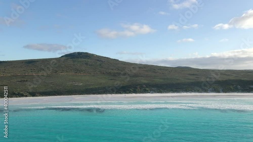 Wallpaper Mural Turquoise Water on Beautiful Paradise Beach in Western Australia, Aerial Torontodigital.ca
