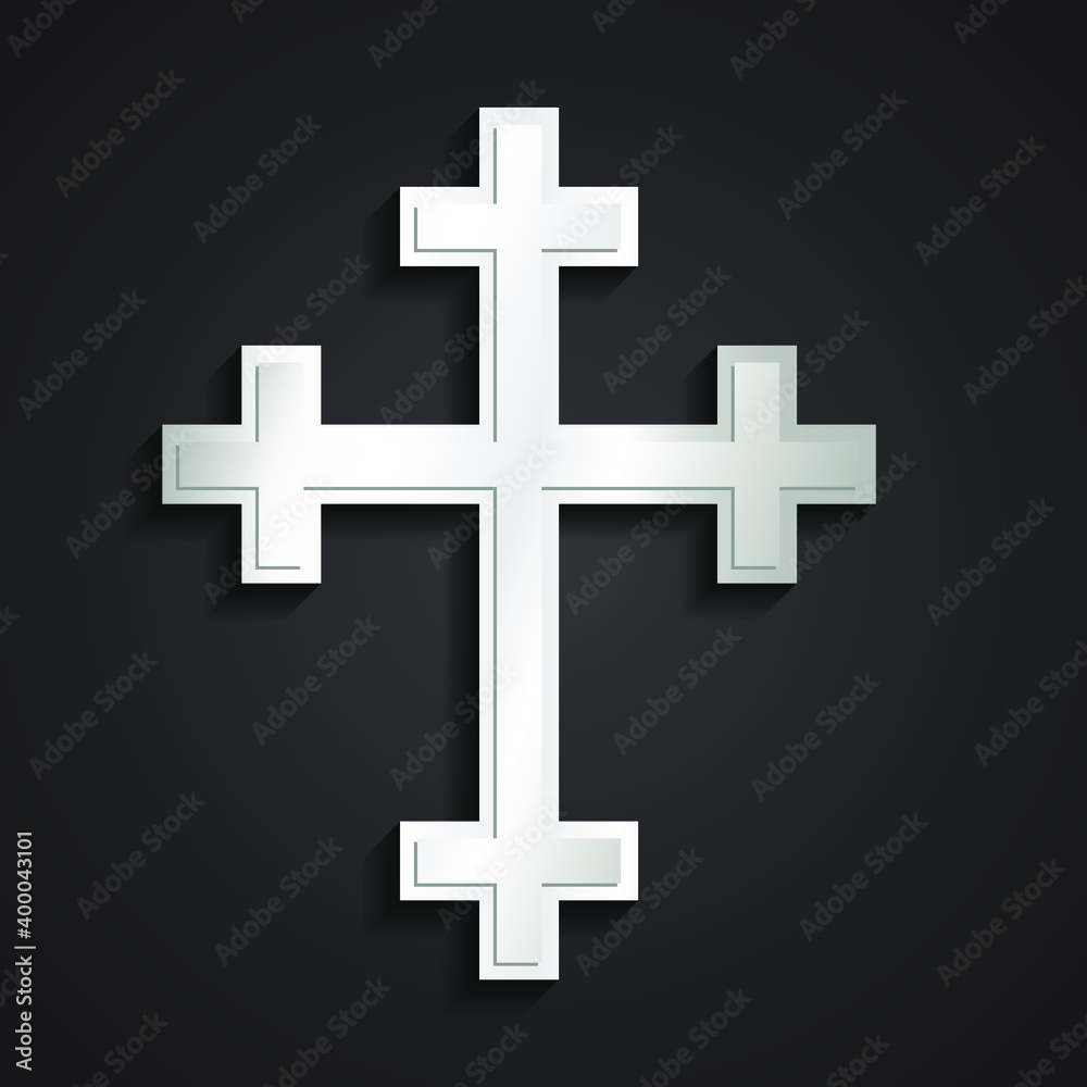 silver clasic design elegant cross silver clasic design elegant cross