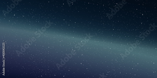 Astrology horizontal star universe background, Beam in the space and nebula, Milky way galaxy in the infinity space, Vector illustration.