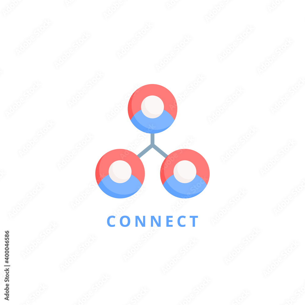 connect icon vector illustration. connect icon flat design. connect icon vector illustration. connect icon flat design.