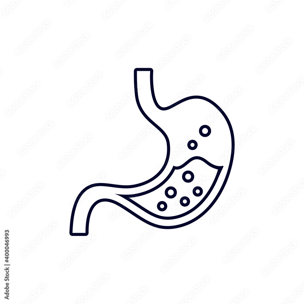 Stomach logo design vector template, Organs logo design concept, Icon symbol Stomach logo design vector template, Organs logo design concept, Icon symbol