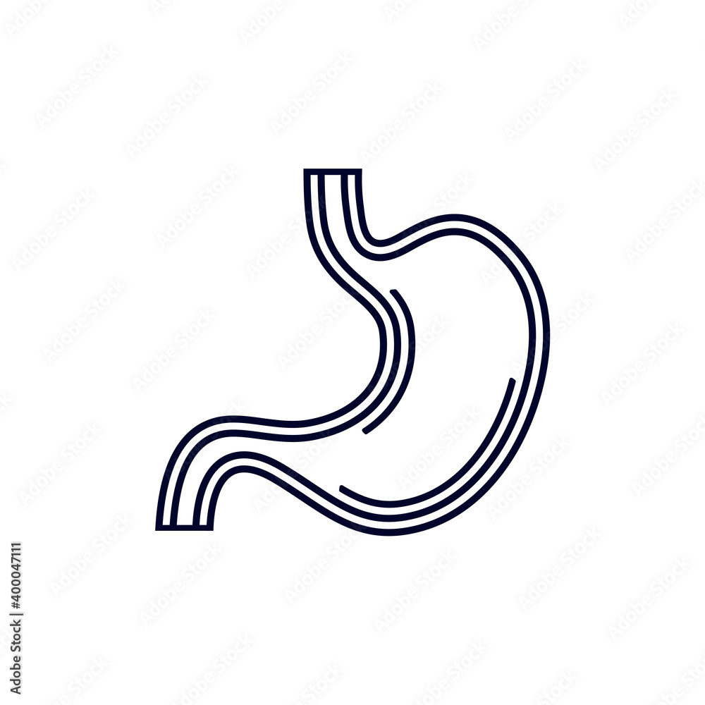 Stomach logo design vector template, Organs logo design concept, Icon symbol Stomach logo design vector template, Organs logo design concept, Icon symbol